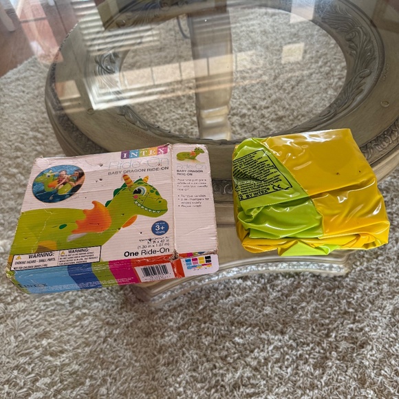 Intex Ride On Baby Dragon Ride On Inflatable 51 x 42 Inch - Picture 4 of 4